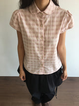 Conch puff blouse(2color)
