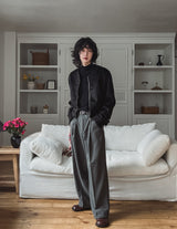 Paul No Collar Wool Jacket