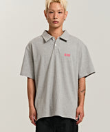 939 スモールロゴポロTシャツ (グレー)