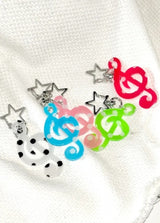 ♫ play note keyring ♫ (6color)