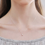 tiny drop necklace