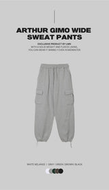 LMN Arthur Napping Wide Sweat Pants (5 colors)