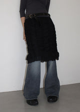 LACE PURE MIDI SKIRT (2color)