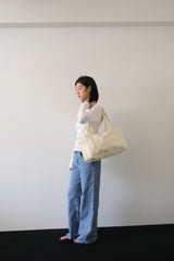 standard duffle bag (cream yellow)