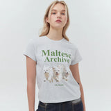 【数量限定】マルチーズアーカイブTシャツ