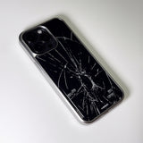 フラクチャーオブニュートピアフォンケース (SV_ブラック)