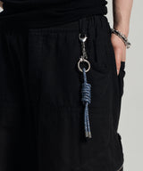 [4106] Ocean Rope Buckle Keyring (BLUE)