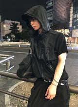 Multi-Pocket Hood Vest