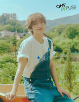 ブラックオニキス925シルバー+ロジウムメッキフープリングピアスE053-04H (Worn by ONF's Seungjun)