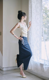 [MADE] Blanche Lace Long Skirt