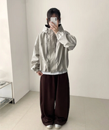 エンジェルウィングスターポケットエンブロイダリーワイドバンディングパンツ