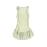 Ruffle Flower Sleeve Dress 232008572