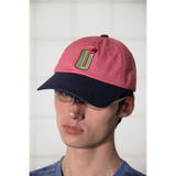 U LOGO TWO-TONE CAP / PINK