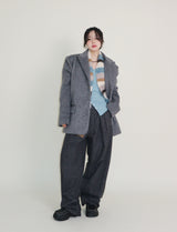 Winter Alpaca Formal Single Jacket (Wool Jacket) (Lining 2 Ounces)