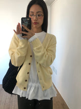 Soft V-Neck Cardigan (1 Colors)