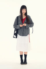 Slush check hoodie shirts