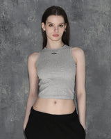 Triclipse Embroidered Sleeveless Gray melange