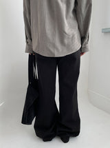Pigenpi Cotton Semi Bootcut Pants