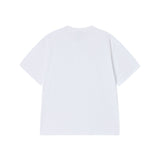 25SS ラフペインティングロゴショートスリーブTシャツ ホワイト