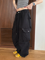 [Unisex] Dart cargo wide pants(2color)