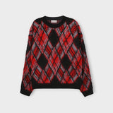 ASCLO Fade Argyle Hairy Knit (2color)