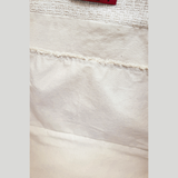 FLOWER TWEED BAG