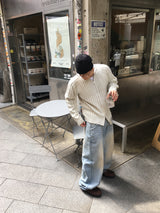 No.1389 C vtg KNIT ZIP-UP (3color)
