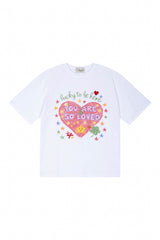 Loved Tシャツ アトリエキット [アイボリー]