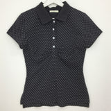 Shirring Dot Collar T-Shirt (3color)