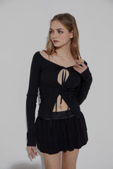 DOUBLE TIERED SKIRT