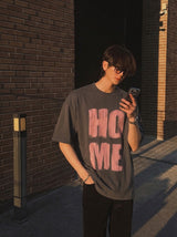 [A-T0088] HOME半袖Tシャツ (4色)