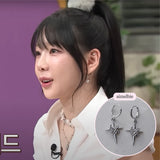 [SNSD Taeyeon Piercing] Love Planet Huggies Piercing - Silver Color