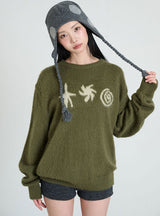 DOODLE KNIT - KHAKI
