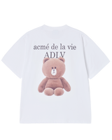 26SS べアドールハグ ブラウン ラインフレンズ ショートスリーブTシャツ