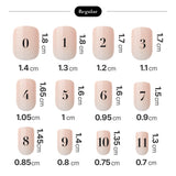 MUZMAK Reusable Glam Design Nail Tip Meteor(Regular)