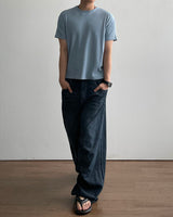 Mood Dark Blue Linen Pants