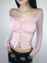 Bocchi layered top (2 color) 