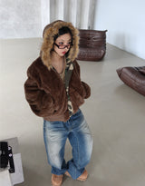 [UNISEX] リバーシブルカモフラージュフーディージャケット