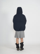 パフィーシンサレートリバーシブルジャンパー (ネイビー & スカイブルー)