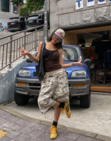 ローワークロススタッドノースリーブ
