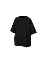 RELABEL Skin Friendly High-Density Combed Pure Cotton Double Seam Running Line Shoulder Bottom Shirt Short Sleeved T-shirt