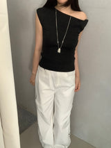 Mandy One-Off Twisted Knit Top