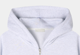 Meier Daily Semi Cropped Twoway Hooded Zip-Up