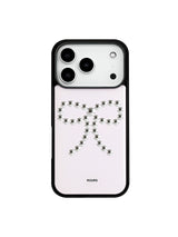 ribbon stud case (pink)