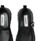 TILIA METAL LOGO POINT MARY JANE SHOES