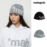 MAH LOGO KNIT BEANIE_GREY
