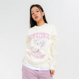 COLLEGE CAT SWEATSHIRTS-IVORY