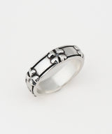 クローバーレールリングBK (925 silver)