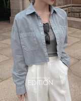 【MADE】Cropped shirt