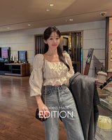 【MADE】シャーリングブラウス